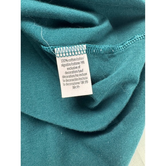 Victoria's Secret Love sleep shirt sleeveless Teal Green Relaxed Fit Women's M - Picture 9 of 9